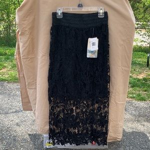 black Lace Skirt